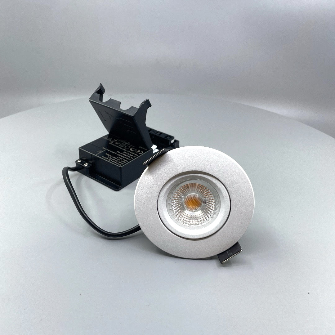 Daxtor EXO 30 Low Profile LED downlight 6W 3000K – mat hvid