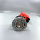 EXO 66 Udendørs indbygningsspot rund børstet aluminum