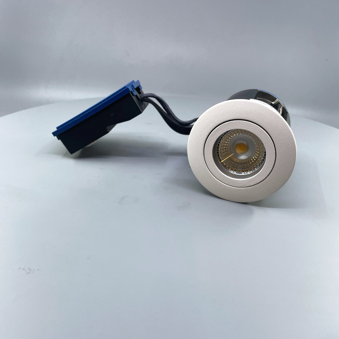 DAXTOR EXO BLUE 95 indbygningsspot inkl. GU10 LED, hvid, 6W, 3000K, dæmpbar (360° frame 2)