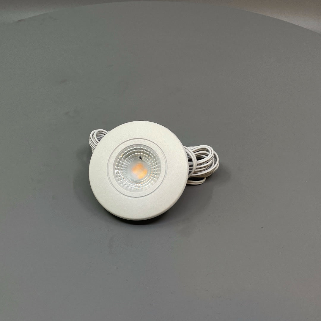 Daxtor Furniture DL 16 LED møbelspot 3W 2700K – mat hvid (360° frame 2)