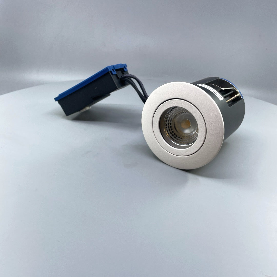 DAXTOR EXO BLUE 95 indbygningsspot inkl. GU10 LED, hvid, 6W, 3000K, dæmpbar (360° frame 3)