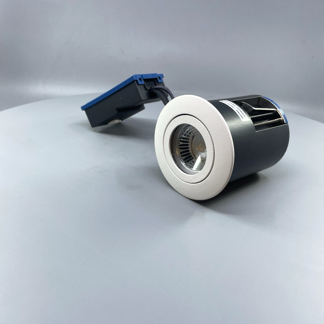DAXTOR EXO BLUE 95 indbygningsspot inkl. GU10 LED, hvid, 6W, 3000K, dæmpbar (360° frame 4)
