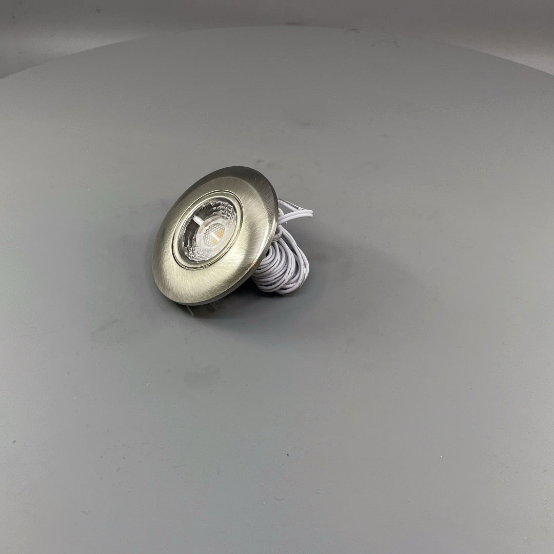 Daxtor Easy 2-Place 2 LED møbelspot 2700K - Satin nikkel (360° frame 5)