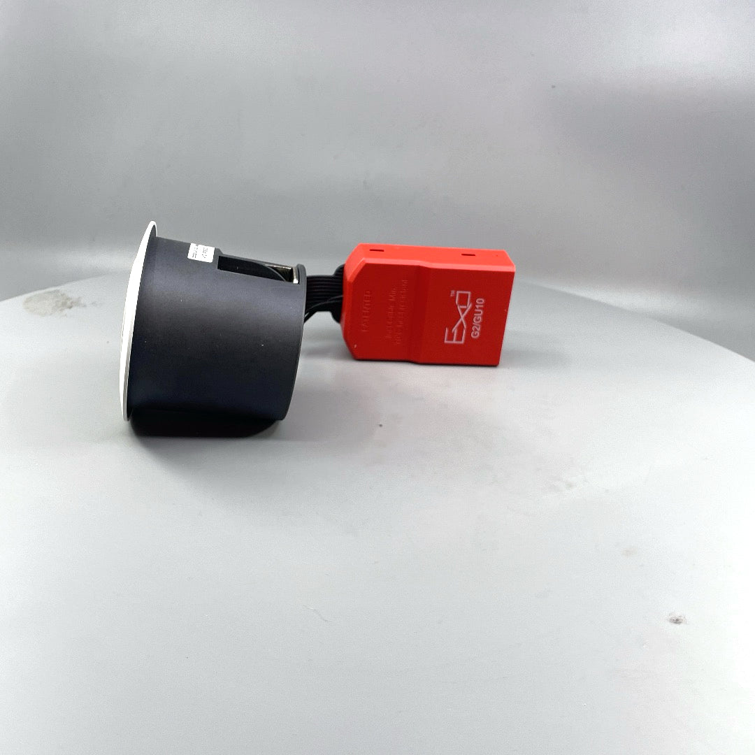 DAXTOR EXO 66 GU10 indbygningsspot uden front – ekskl. lyskilde (360° frame 7)