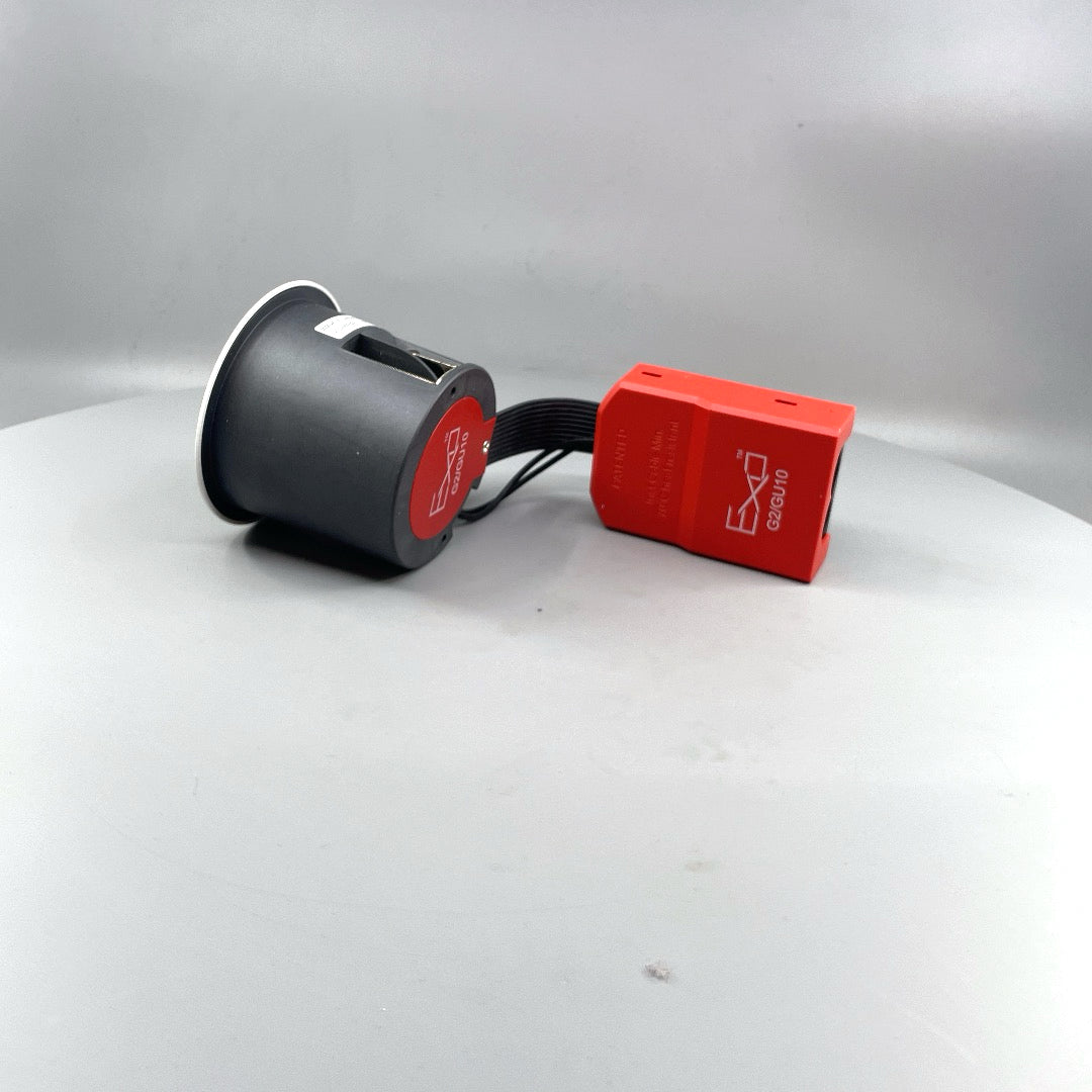 DAXTOR EXO 66 GU10 indbygningsspot uden front – ekskl. lyskilde (360° frame 9)