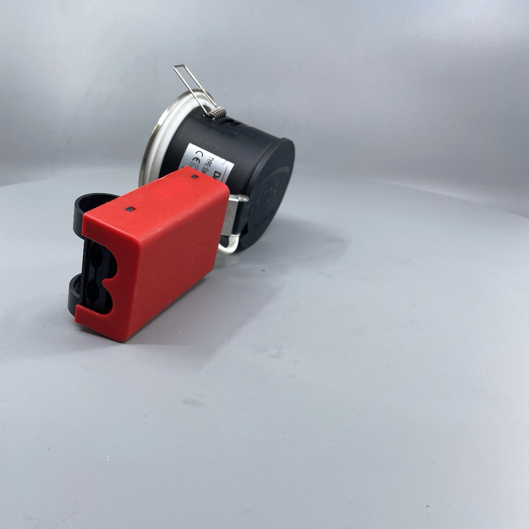 Daxtor Easy 2-Setup MR16 indbygningsspot Ø87 mm – børstet stål (360° frame 9)