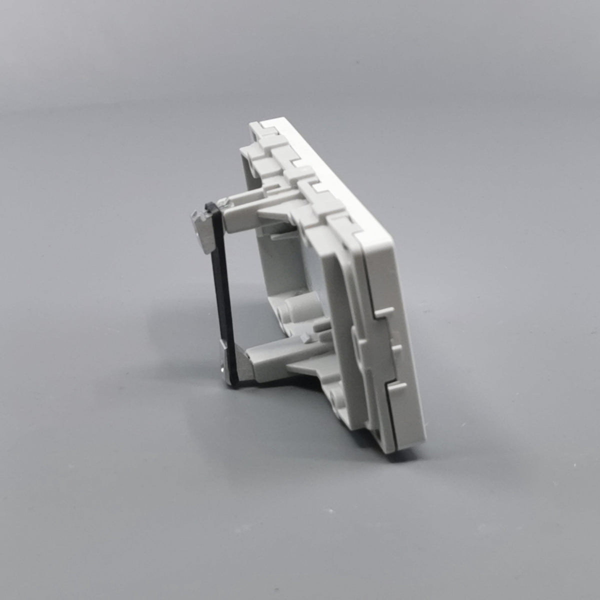 Fuga blænddæksel 2 modul vandret - hvid (360° frame 18)