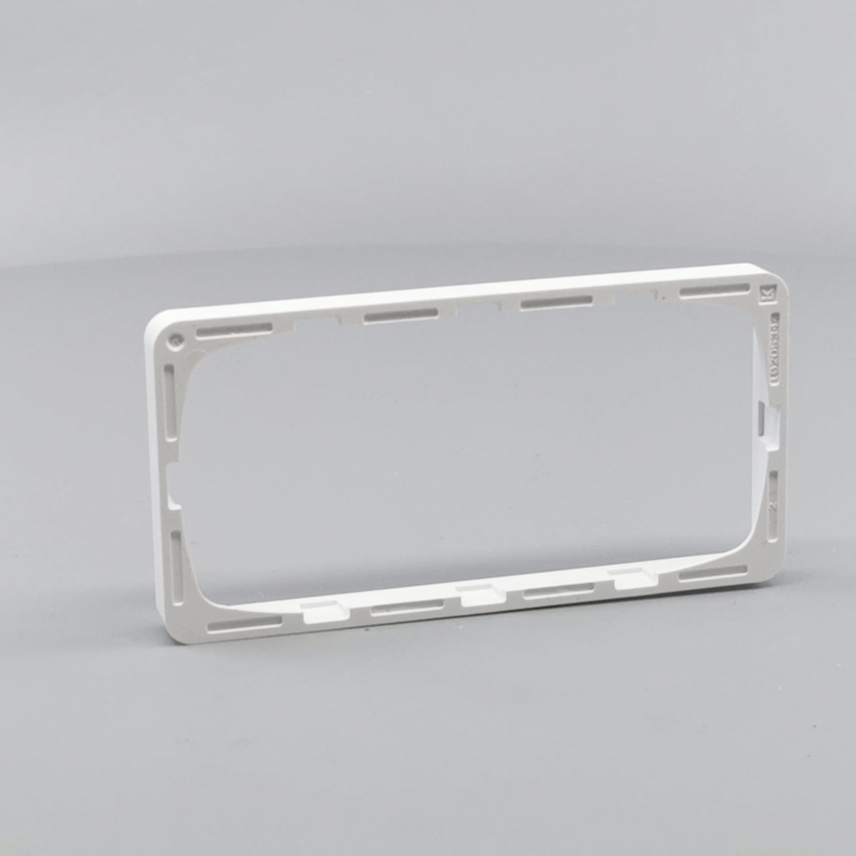 LK Fuga ramme Baseline 50 2m vandret - hvid (360° frame 12)