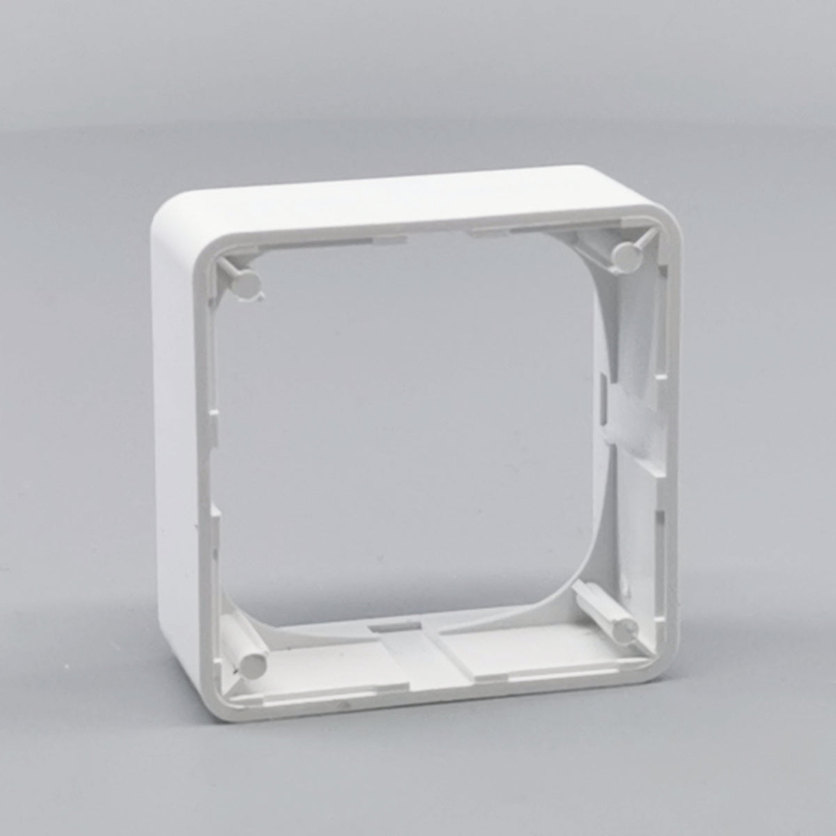 LK Fuga ramme Baseline 50 1m 21mm høj - hvid (360° frame 12)