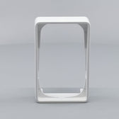LK Fuga ramme Baseline 50 1½m 21mm høj - hvid