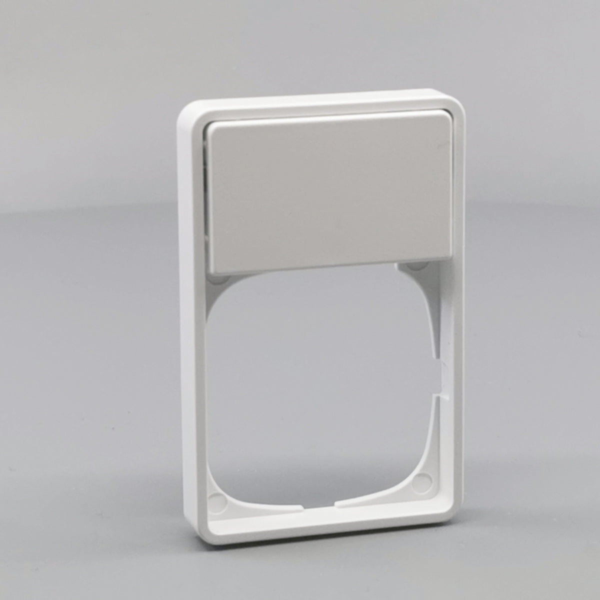 LK Fuga ramme Baseline 50 1½m m. tekstfelt - hvid (360° frame 24)