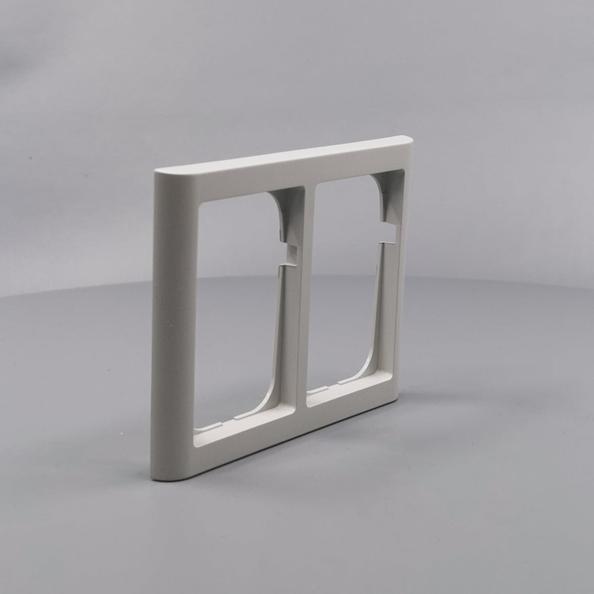 LK Fuga ramme Softline 63 2x1½m - lysegrå (360° frame 22)