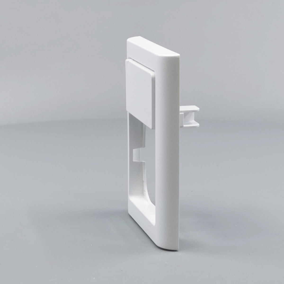 LK Fuga ramme Softline 63 1½m m. tekstfelt - hvid (360° frame 6)