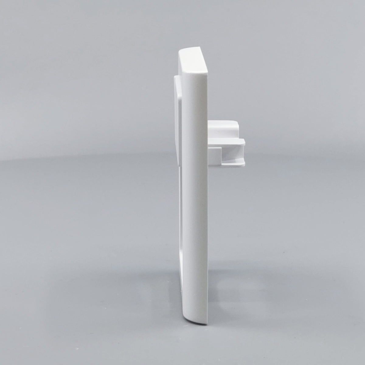 LK Fuga ramme Softline 63 1½m m. tekstfelt - hvid (360° frame 7)