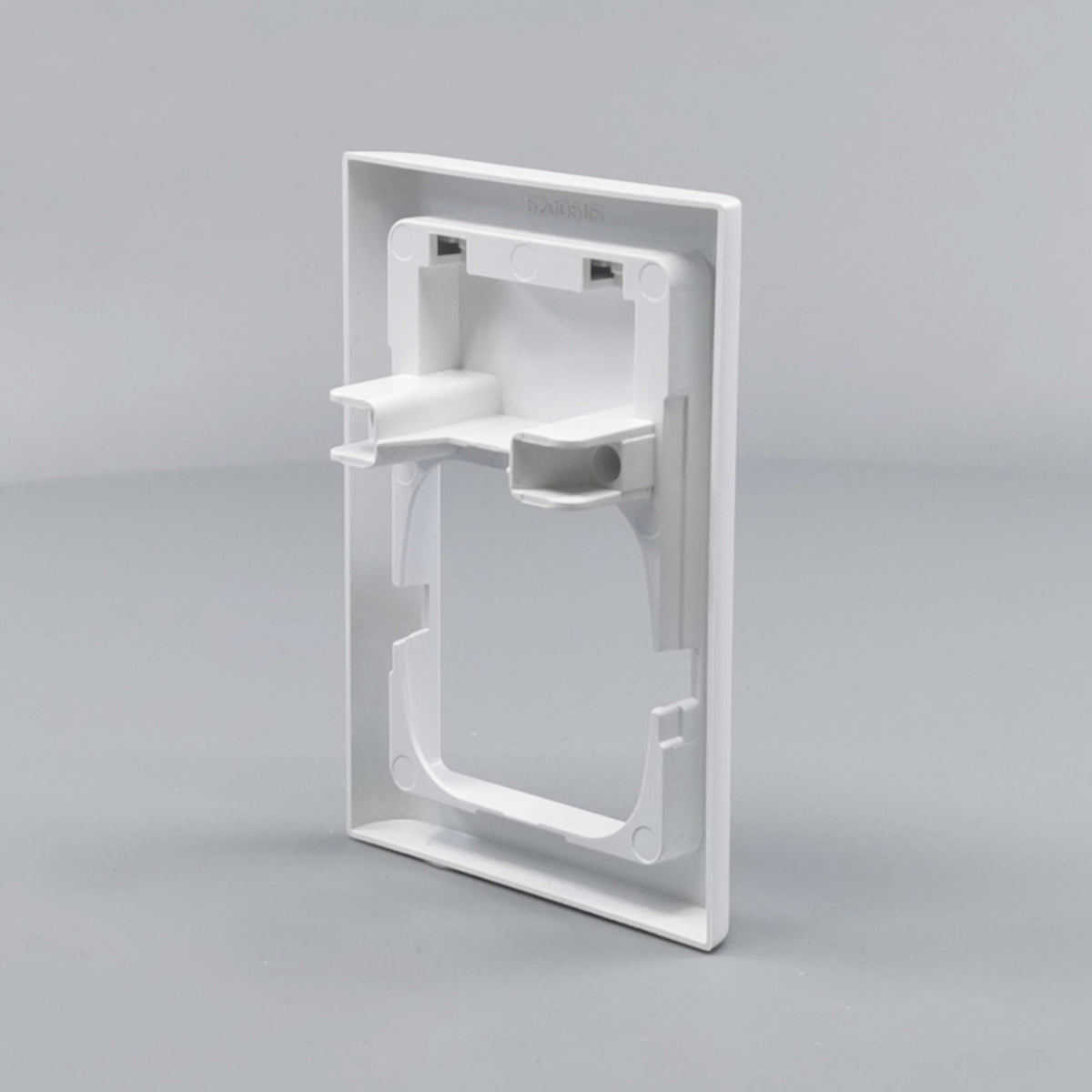 LK Fuga ramme Softline 63 1½m m. tekstfelt - hvid (360° frame 16)