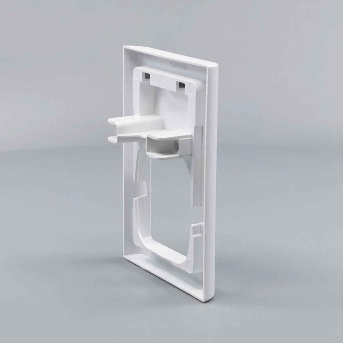 LK Fuga ramme Softline 63 1½m m. tekstfelt - hvid (360° frame 17)