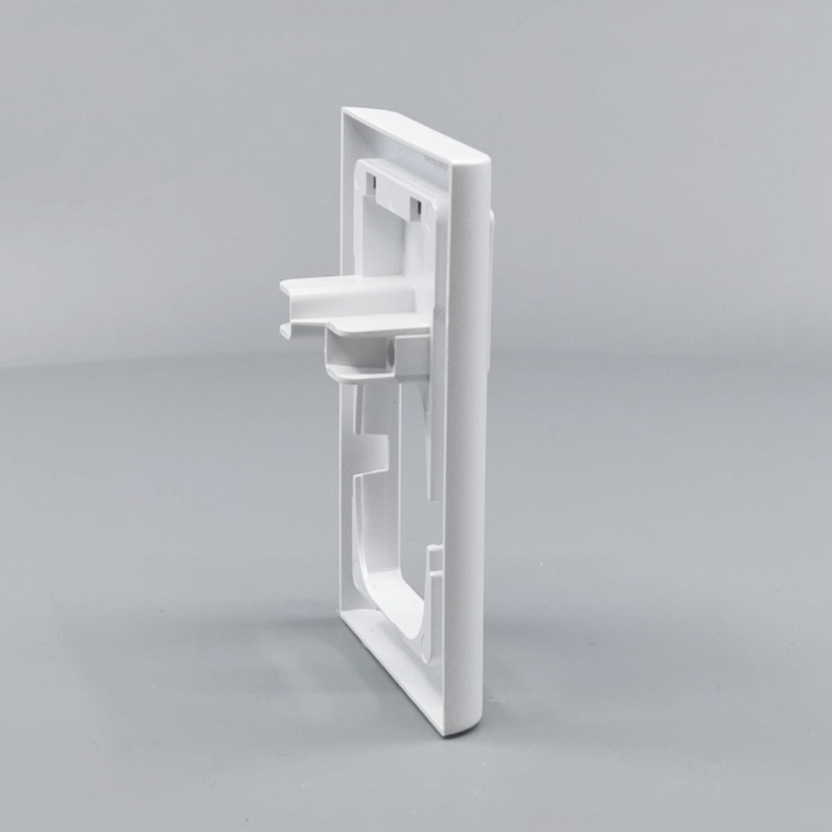 LK Fuga ramme Softline 63 1½m m. tekstfelt - hvid (360° frame 18)