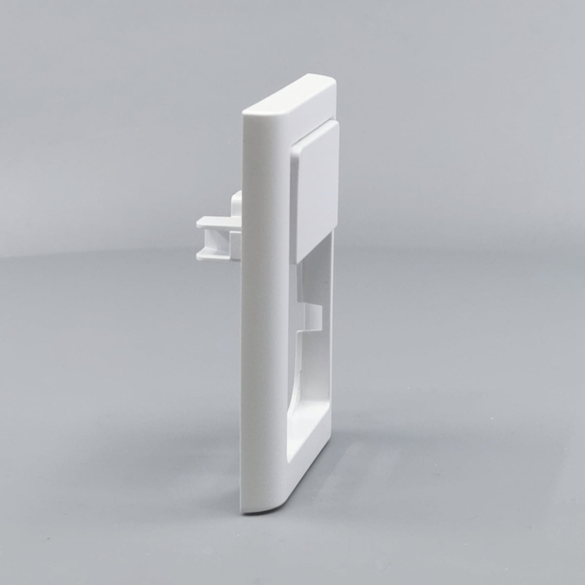 LK Fuga ramme Softline 63 1½m m. tekstfelt - hvid (360° frame 20)