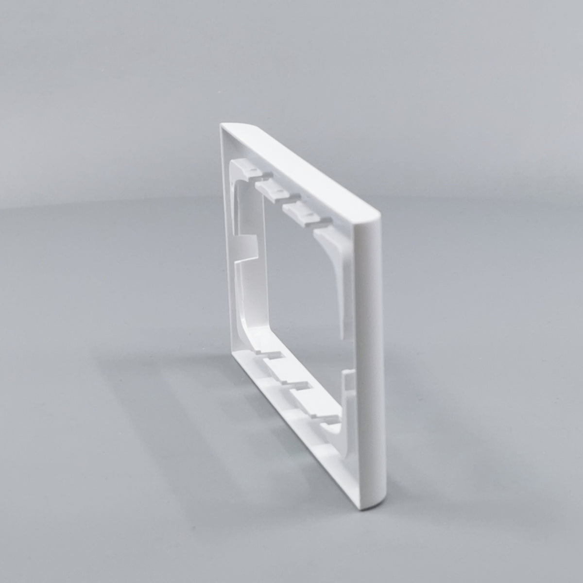 LK Fuga ramme Softline 63 2m vandret - hvid (360° frame 18)