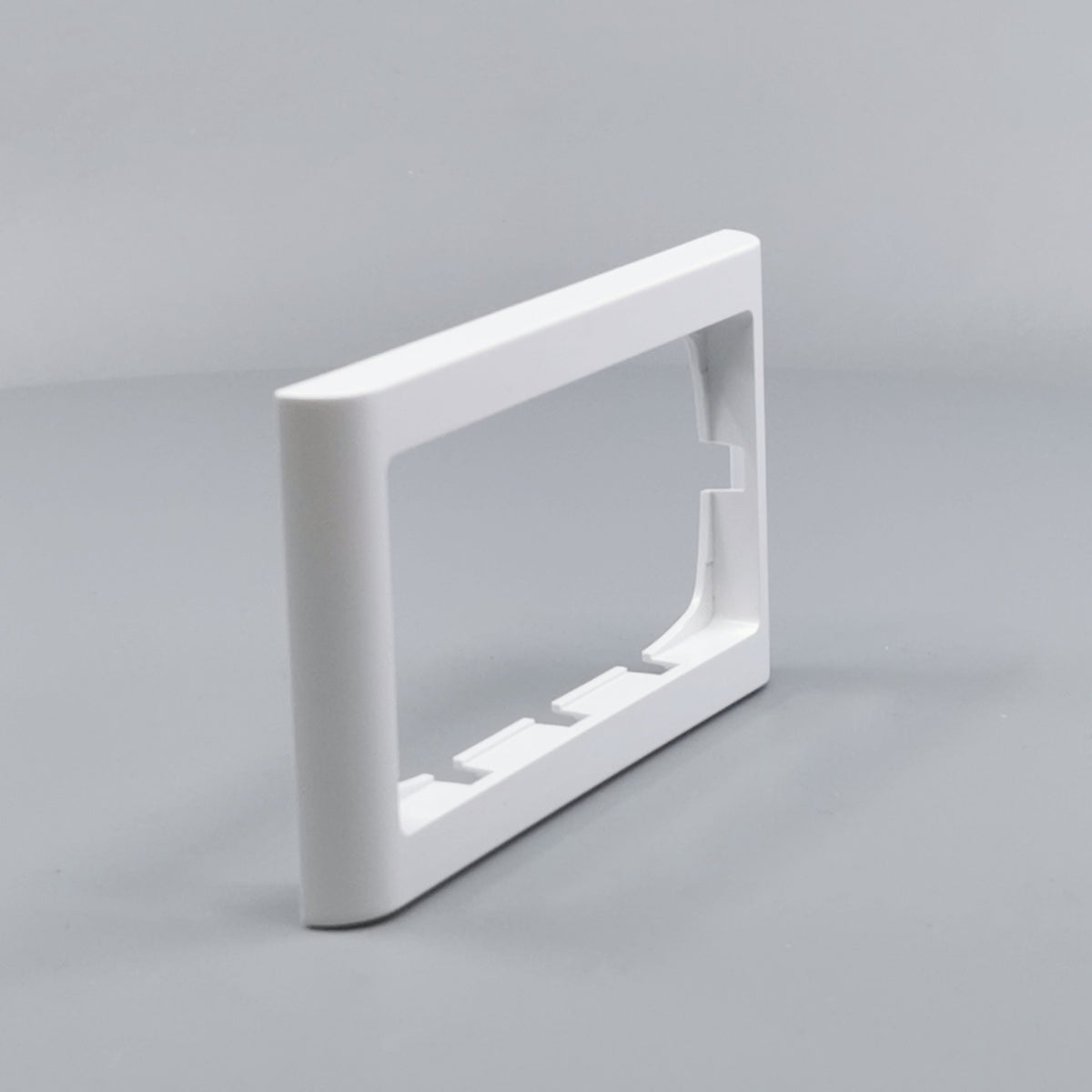 LK Fuga ramme Softline 63 2m vandret - hvid (360° frame 21)