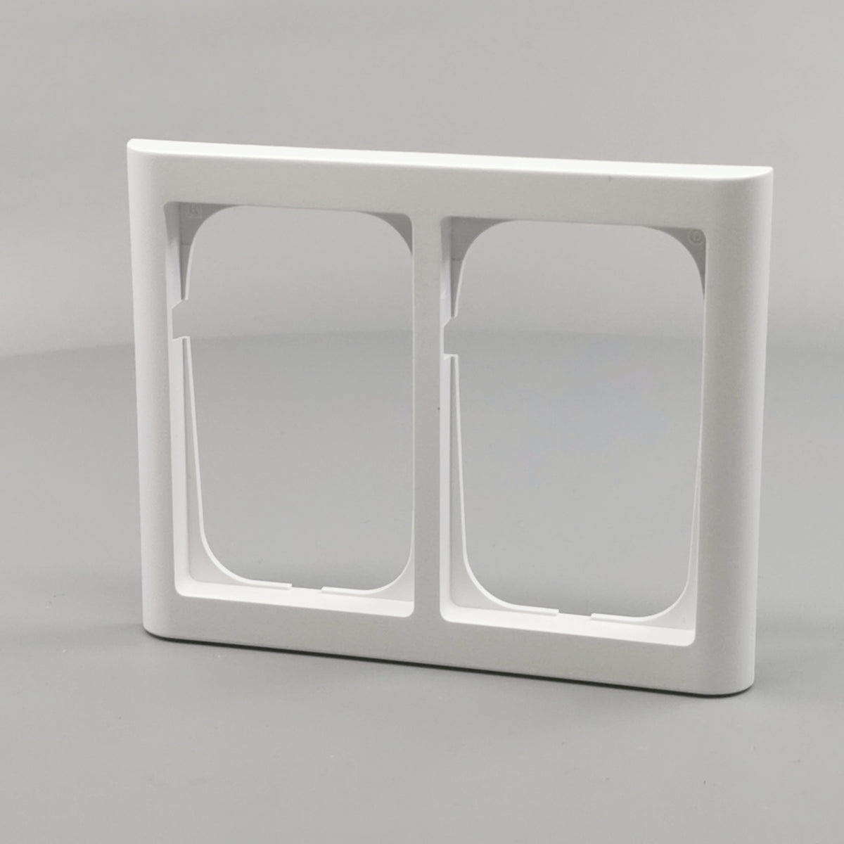 LK Fuga ramme Softline 63 2x1½m - hvid (360° frame 2)