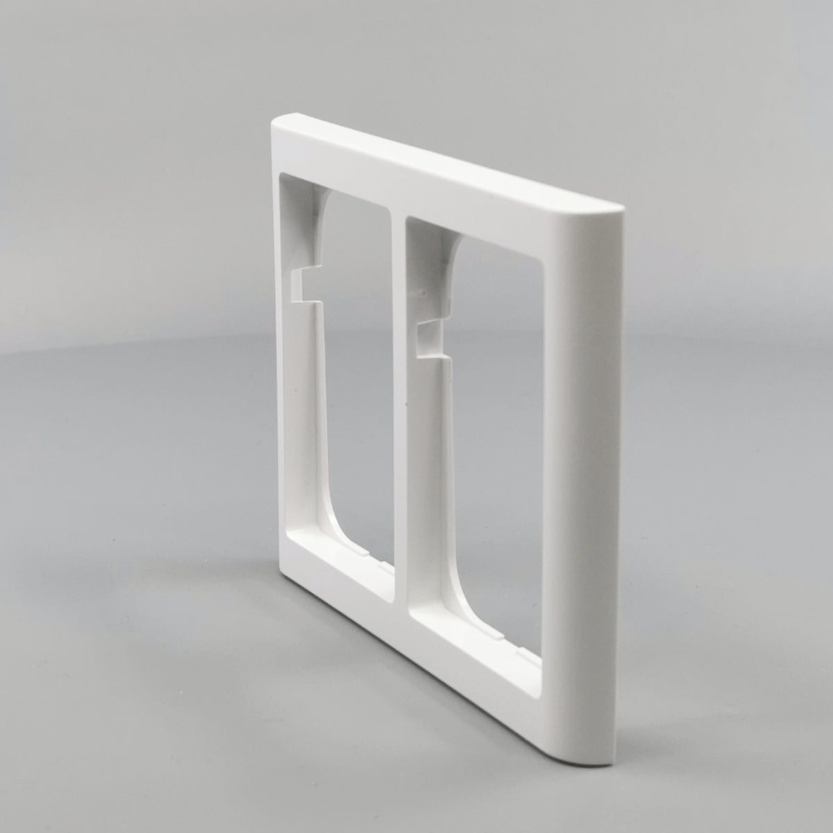LK Fuga ramme Softline 63 2x1½m - hvid (360° frame 5)
