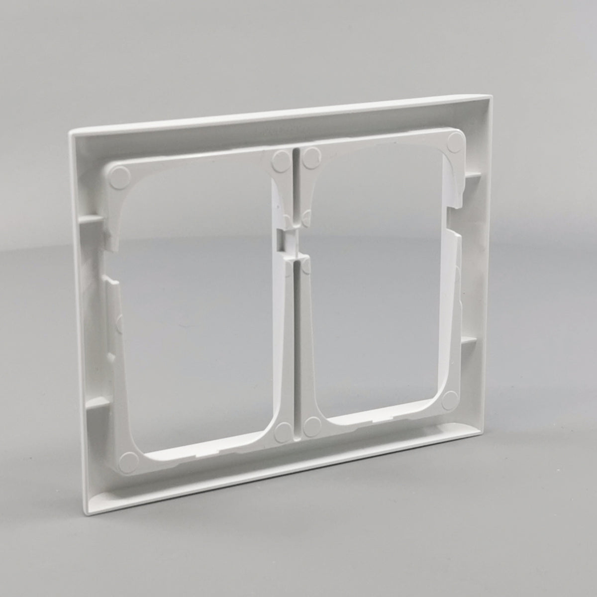 LK Fuga ramme Softline 63 2x1½m - hvid (360° frame 11)