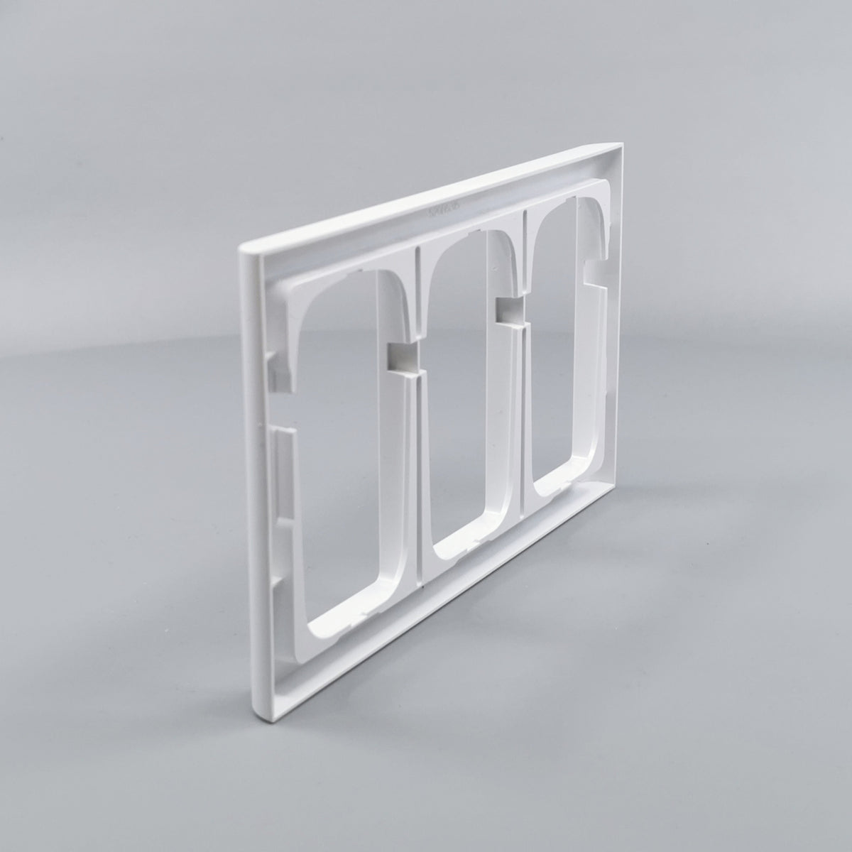 LK Fuga ramme Softline 63 3x1½m - hvid (360° frame 9)