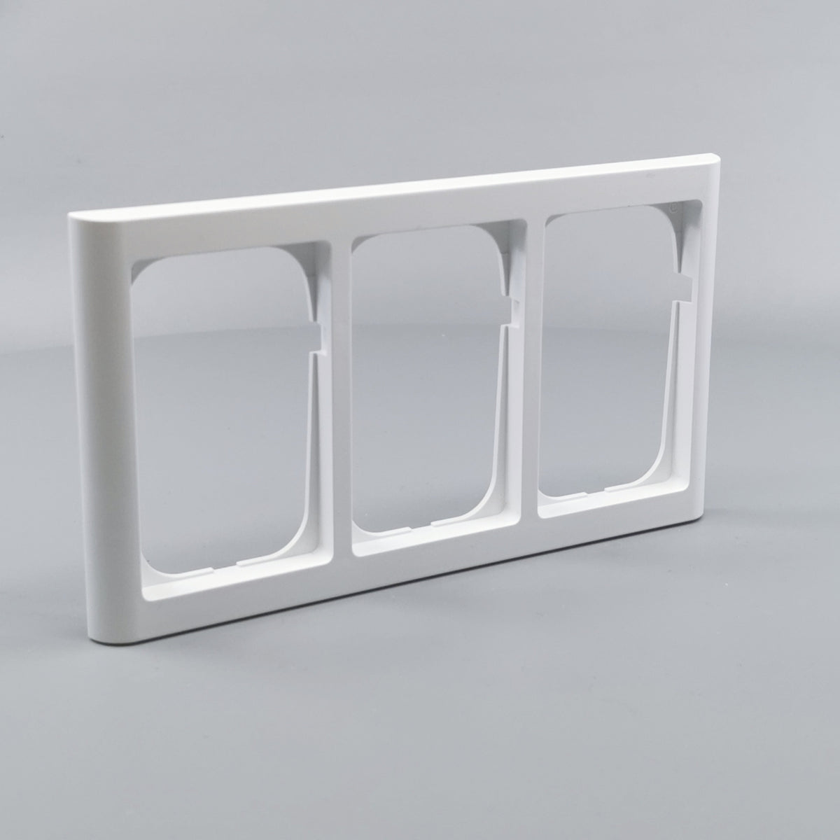 LK Fuga ramme Softline 63 3x1½m - hvid (360° frame 23)