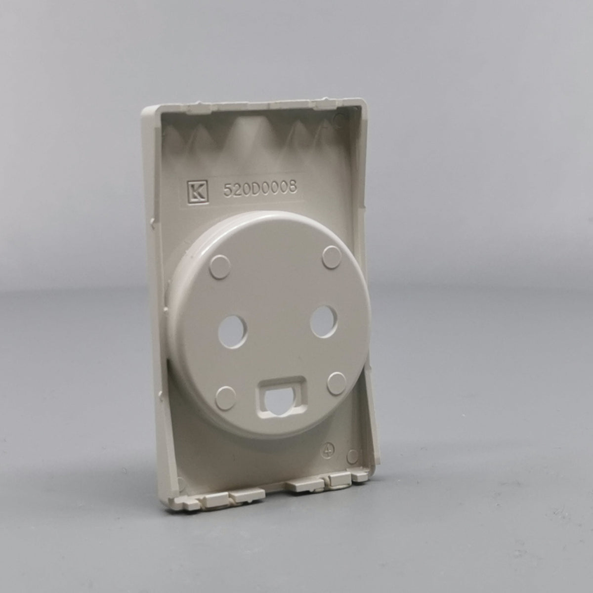 Fuga Afdækning for stikkontakt 1½ modul lysegrå (360° frame 11)