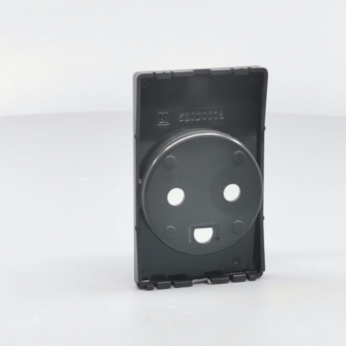 Fuga Afdækning for stikkontakt 1½ modul koksgrå (360° frame 12)