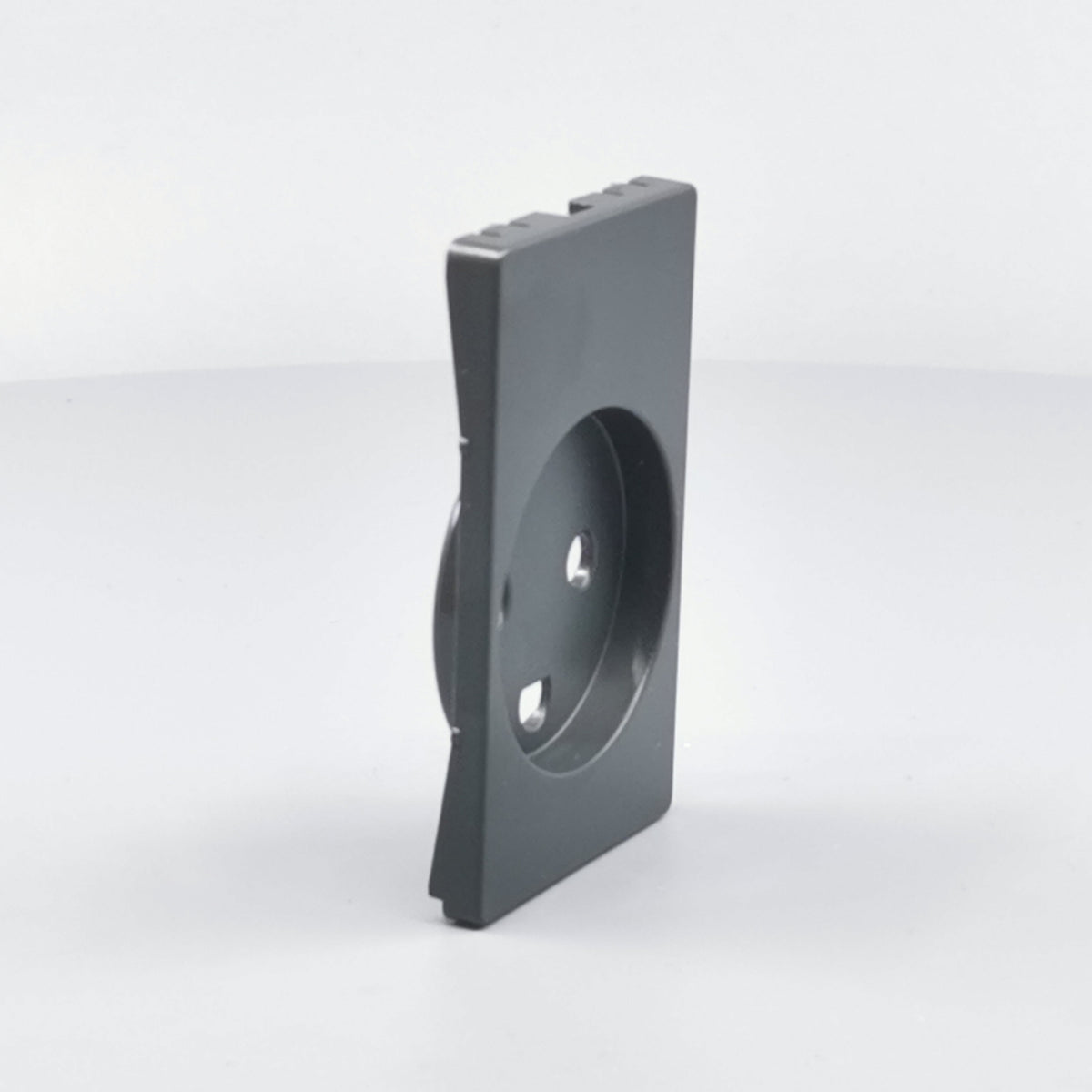 Fuga Afdækning for stikkontakt 1½ modul koksgrå (360° frame 21)