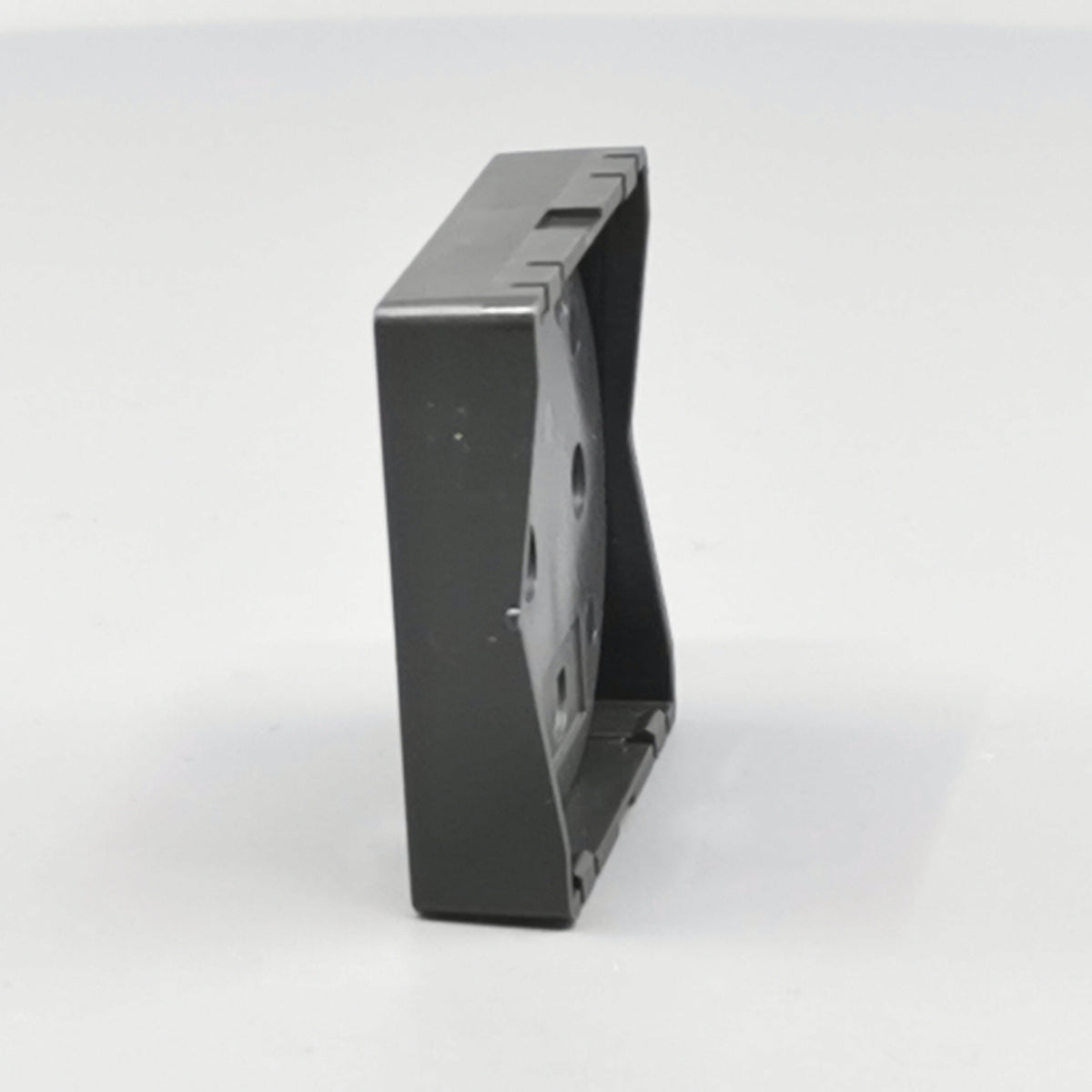afdækning for stikkontakt 1 modul koksgrå (360° frame 8)