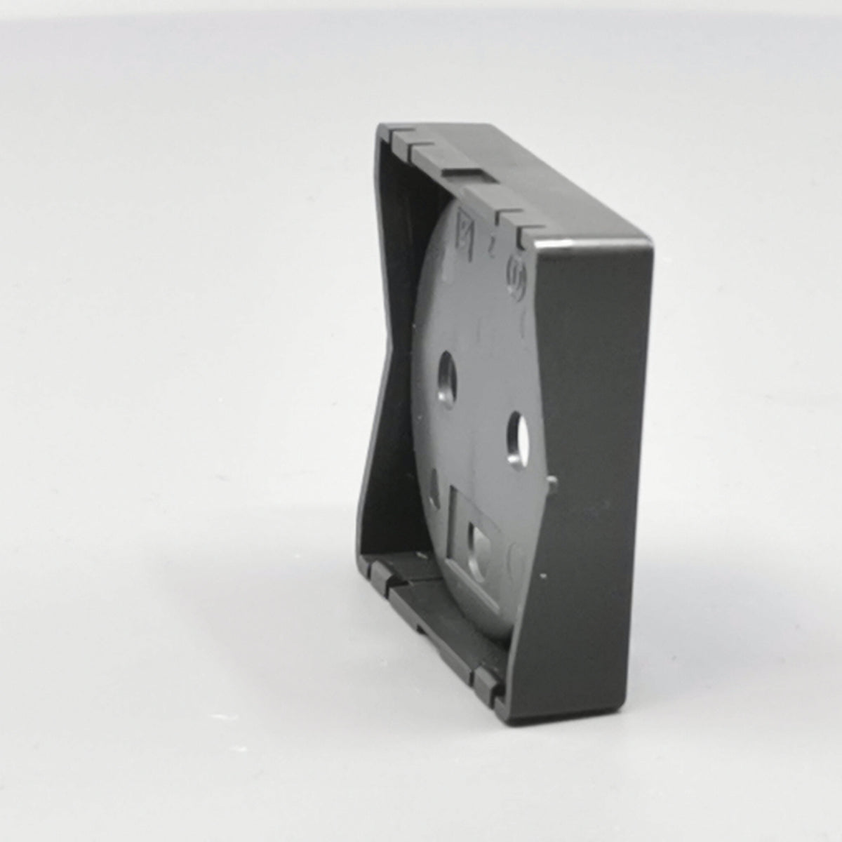 afdækning for stikkontakt 1 modul koksgrå (360° frame 18)
