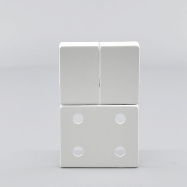 Fuga Tangent dobb stikkontakt hvid (360° frame 25)
