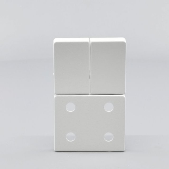 Fuga Tangent dobb stikkontakt hvid (360° frame 27)