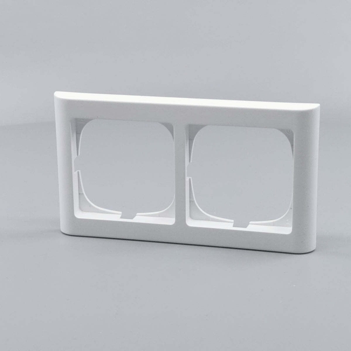 LK Fuga ramme Softline 63 2m vandret - hvid (360° frame 2)