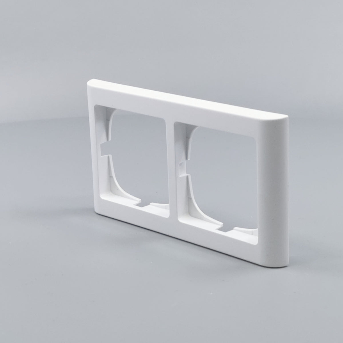 LK Fuga ramme Softline 63 2m vandret - hvid (360° frame 4)