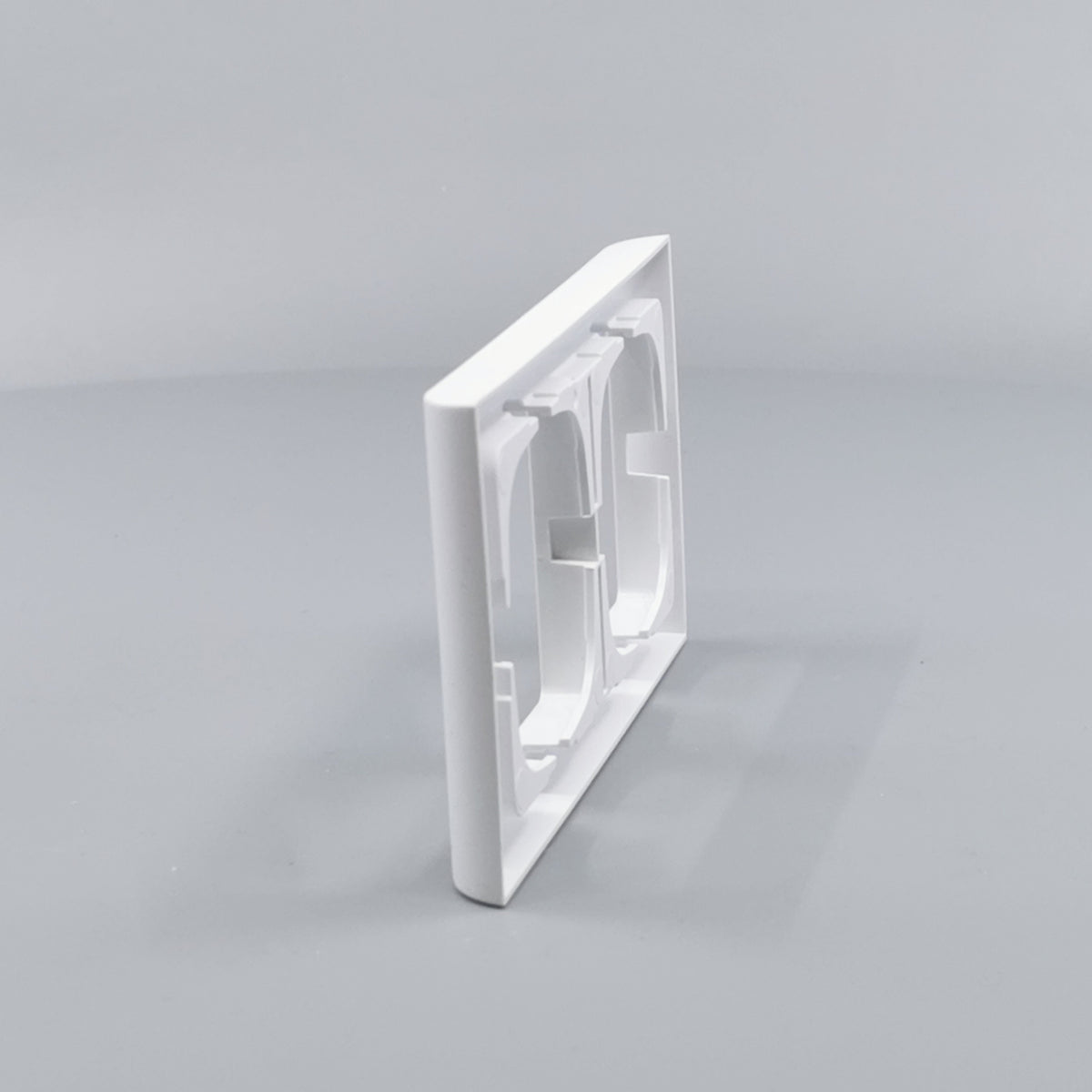 LK Fuga ramme Softline 63 2m vandret - hvid (360° frame 8)