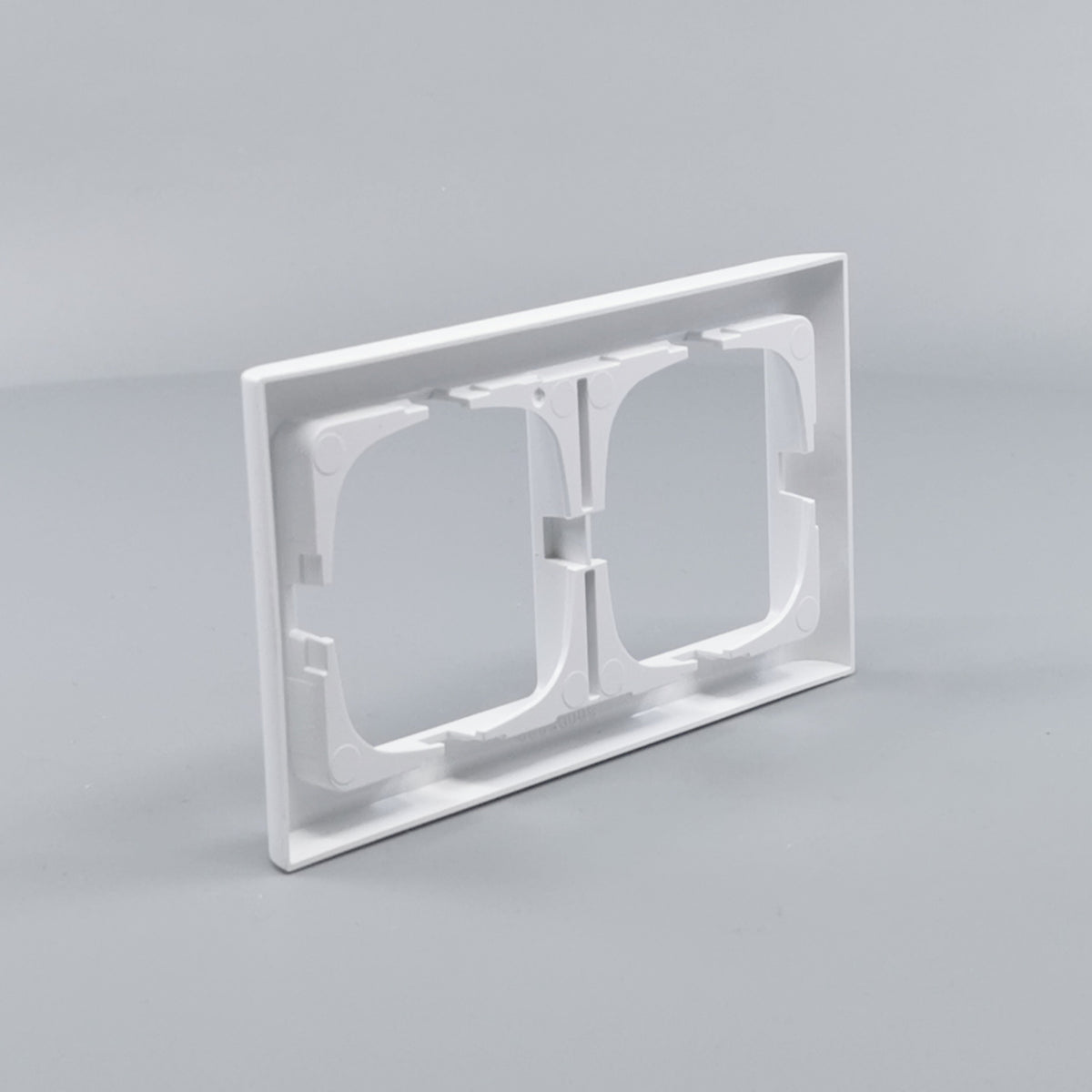 LK Fuga ramme Softline 63 2m vandret - hvid (360° frame 10)