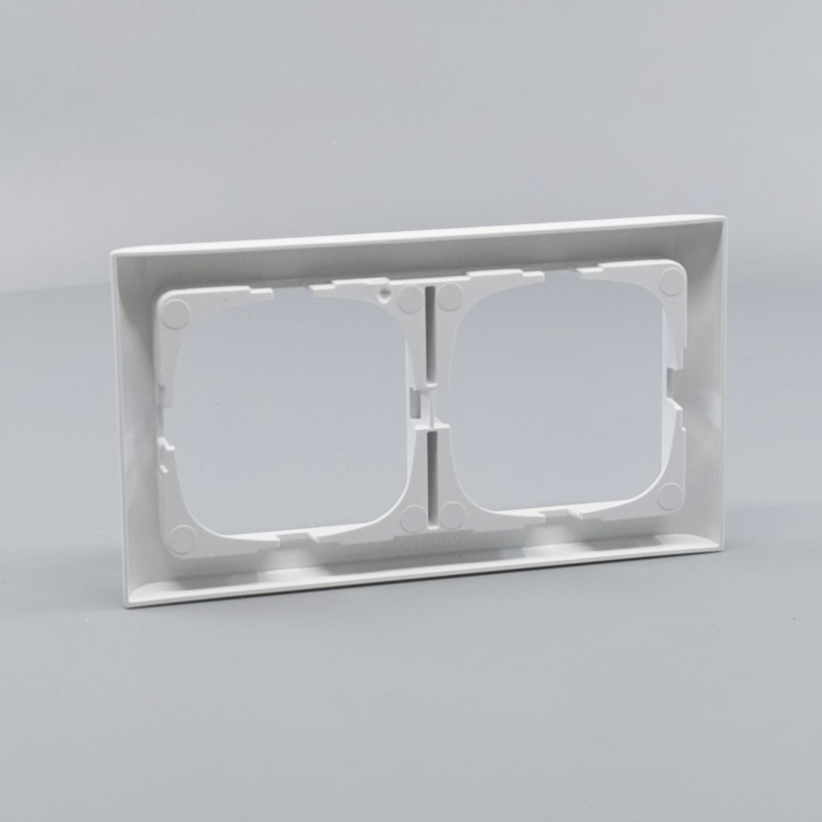 LK Fuga ramme Softline 63 2m vandret - hvid (360° frame 12)