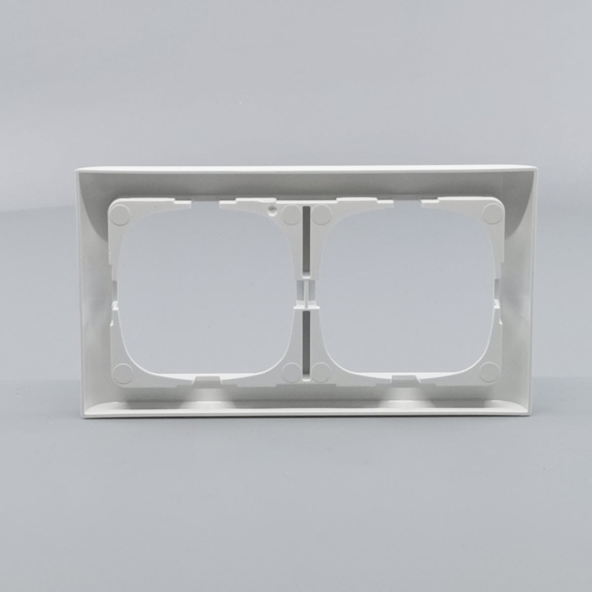 LK Fuga ramme Softline 63 2m vandret - hvid (360° frame 13)