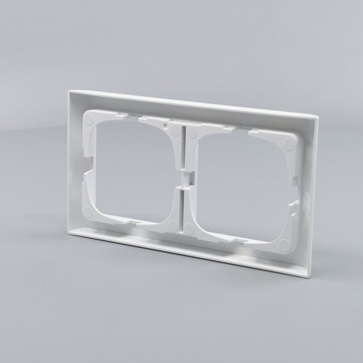LK Fuga ramme Softline 63 2m vandret - hvid (360° frame 15)