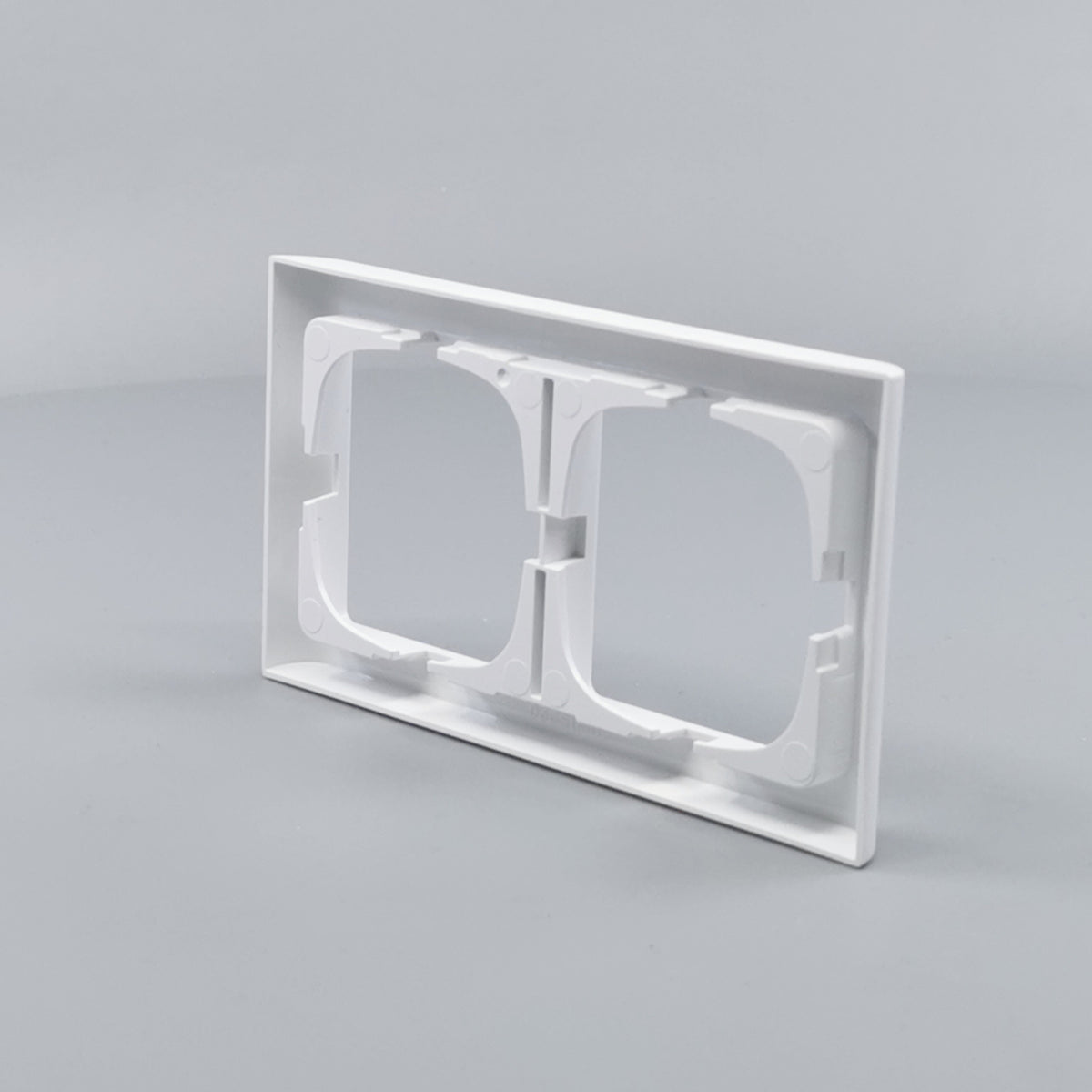 LK Fuga ramme Softline 63 2m vandret - hvid (360° frame 16)