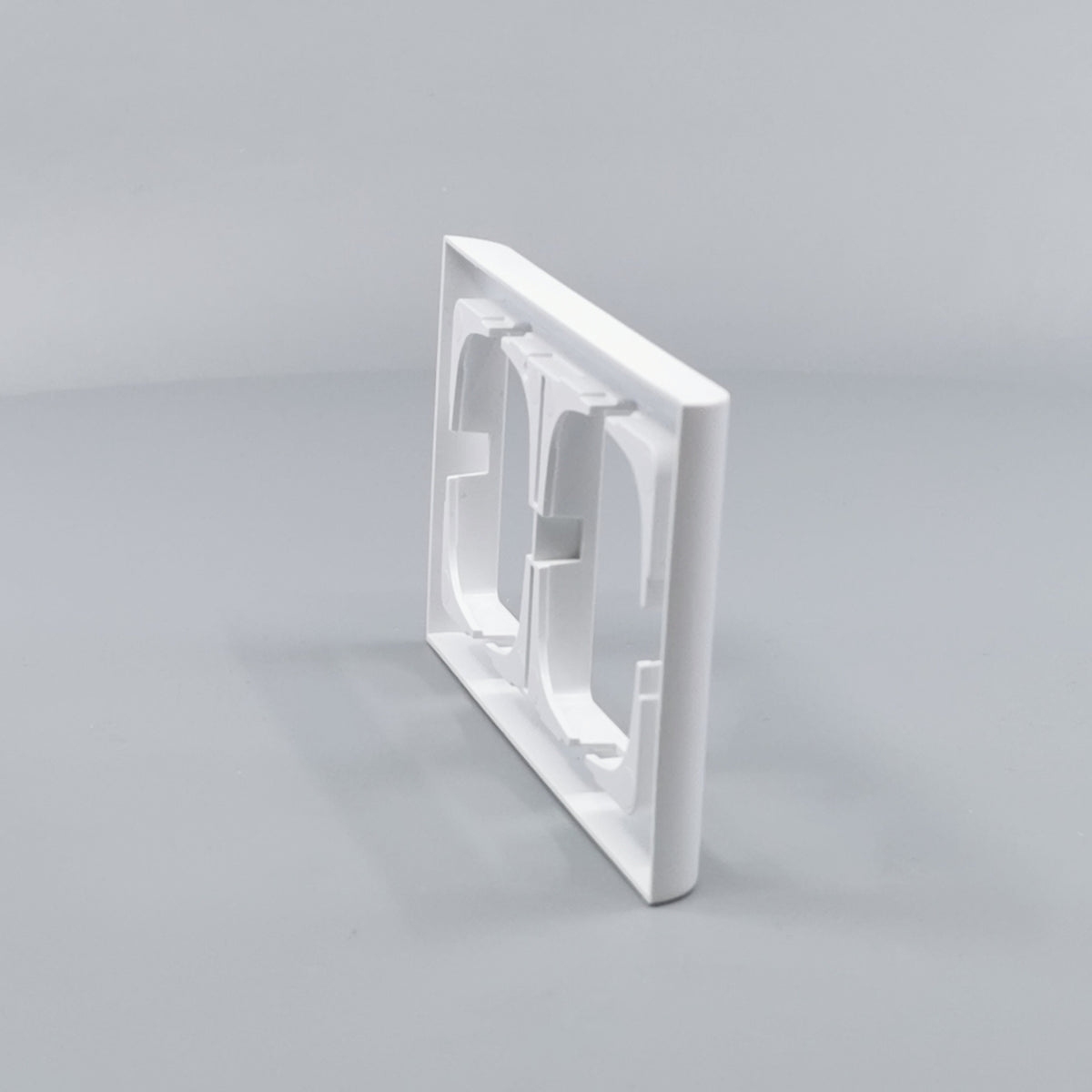 LK Fuga ramme Softline 63 2m vandret - hvid (360° frame 18)