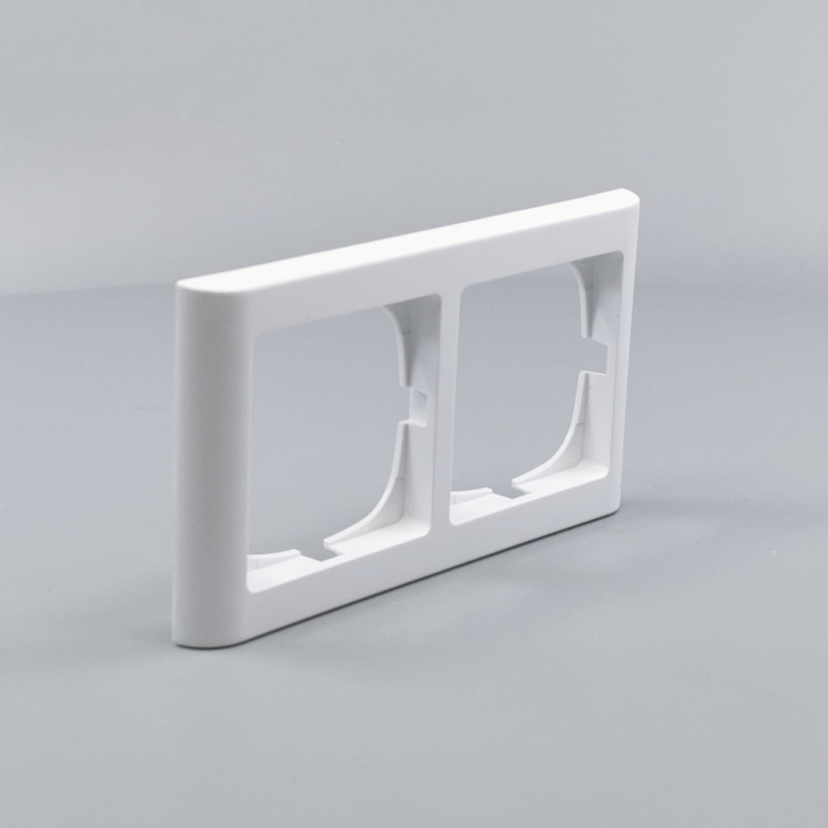 LK Fuga ramme Softline 63 2m vandret - hvid (360° frame 22)