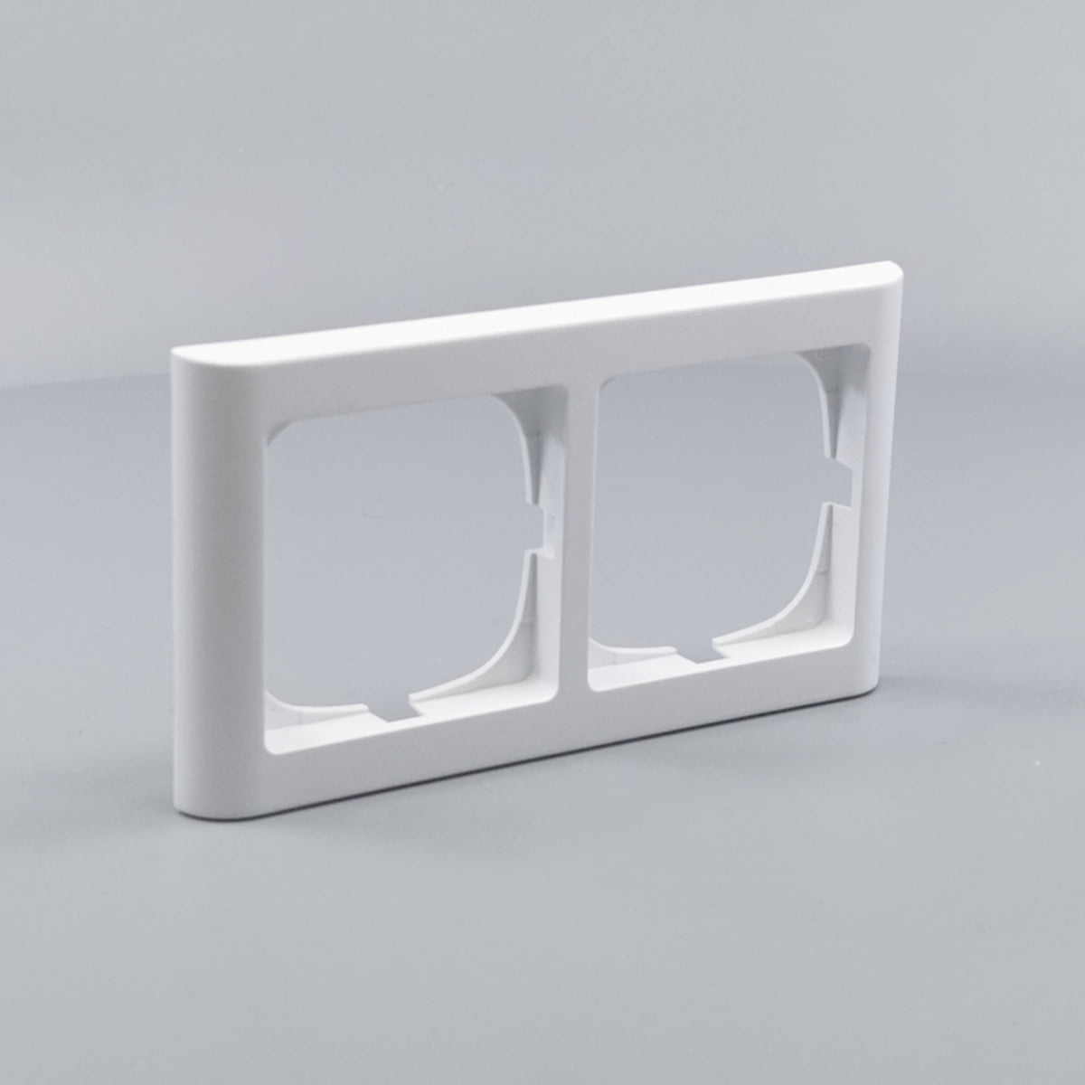 LK Fuga ramme Softline 63 2m vandret - hvid (360° frame 23)