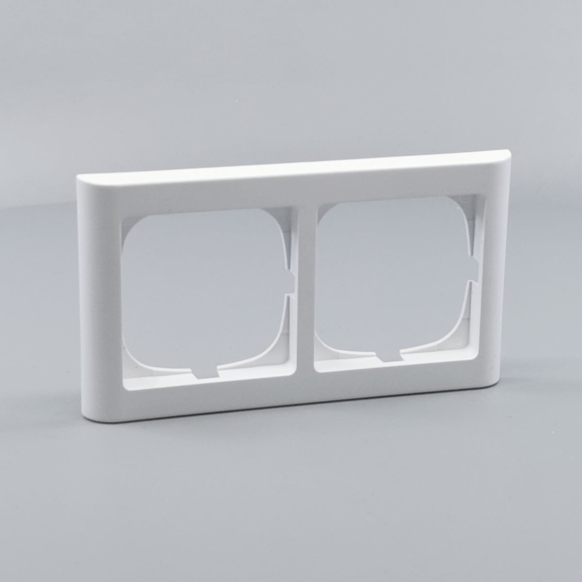 LK Fuga ramme Softline 63 2m vandret - hvid (360° frame 24)