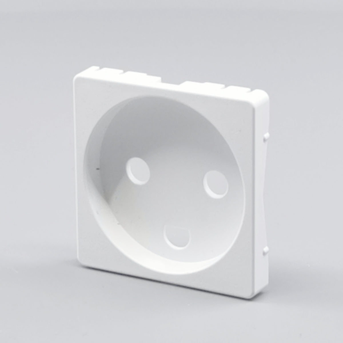 Fuga Afdækning for stikkontakt 1 modul hvid (360° frame 3)
