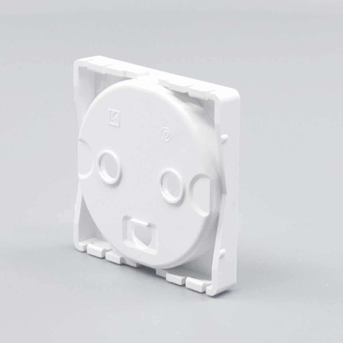 Fuga Afdækning for stikkontakt 1 modul hvid (360° frame 16)